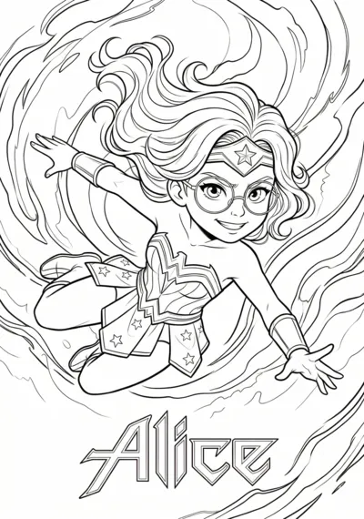 Coloriage de Alice