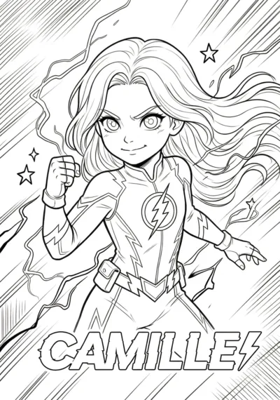 Coloriage de Camille