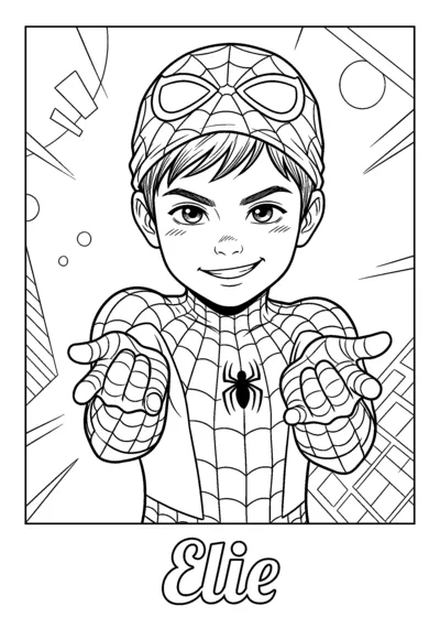 Coloriage de Elie