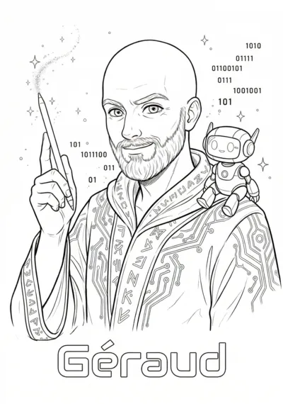 Coloriage de Géraud