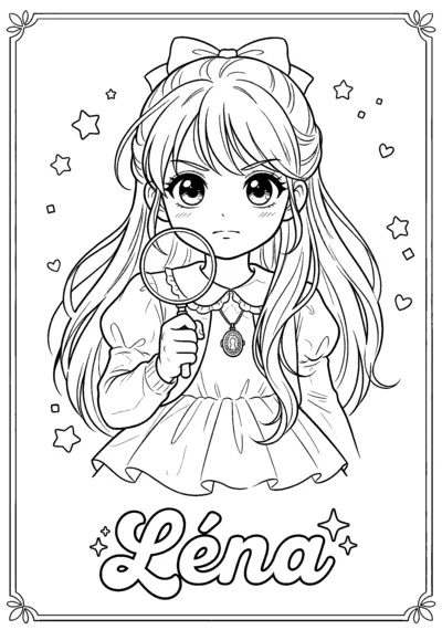 Coloriage de Léna