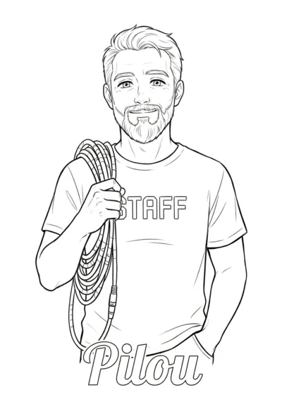 Coloriage de Pilou
