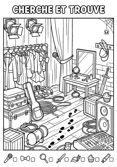 Coloriage — Cherche et Trouve