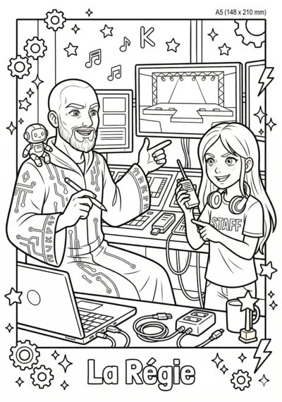 Coloriage de La Régie