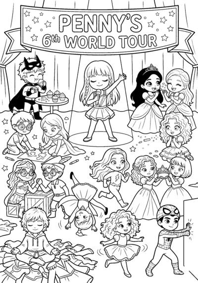 Coloriage — Le Chaos Backstage