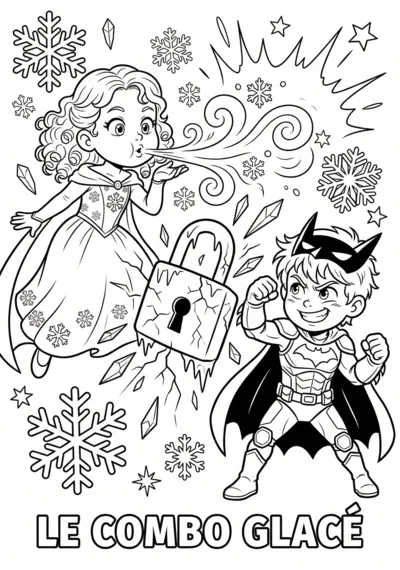 Coloriage — Le Combo Glacé