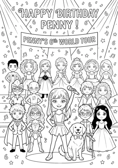 Coloriage — Le Grand Final